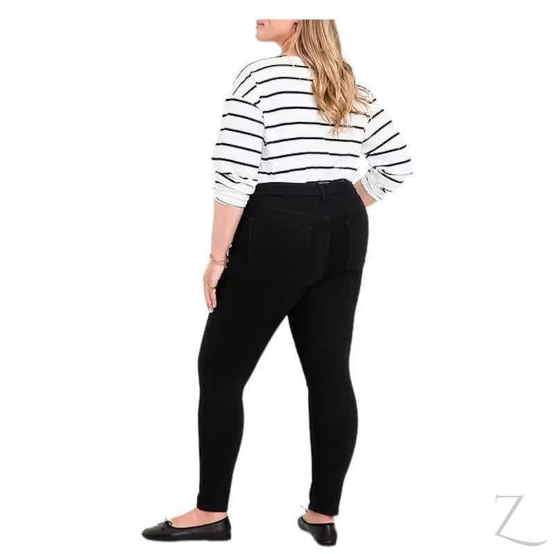Buy-Ladies High Rise Super Skinny Super Strong Stretchy Denim Jeans | Plain | "Samina" - B Grade-Online-in South Africa-on Zalemart