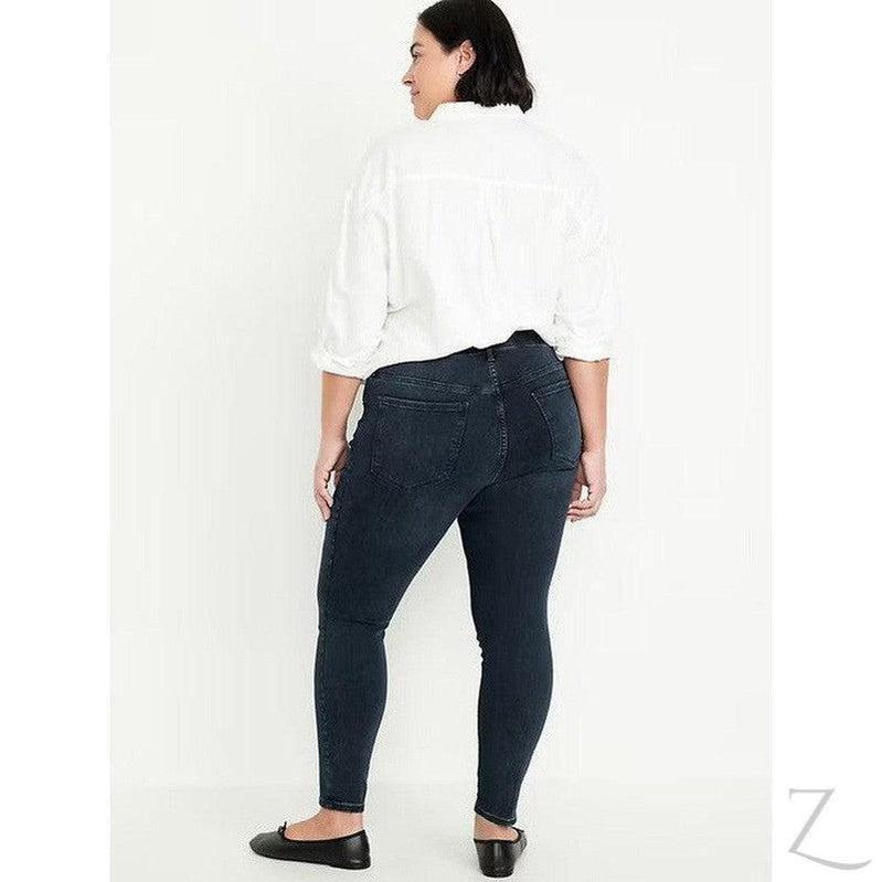 Buy-Ladies High Rise Super Skinny Super Strong Stretchy Denim Jeans | Plain | "Samina" - B Grade-Online-in South Africa-on Zalemart
