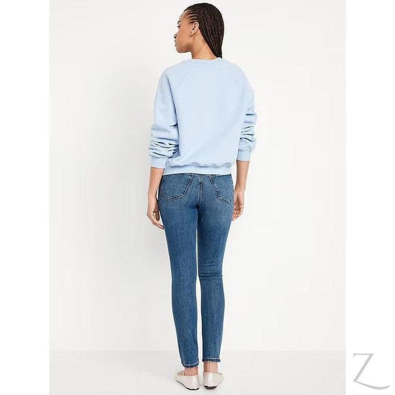 Buy-Ladies High Rise Super Skinny Super Strong Stretchy Denim Jeans | Ripped | "Samina" - B Grade-Online-in South Africa-on Zalemart