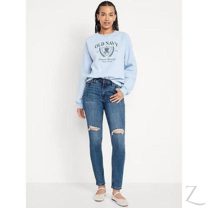 Buy-Ladies High Rise Super Skinny Super Strong Stretchy Denim Jeans | Ripped | "Samina" - B Grade-Online-in South Africa-on Zalemart