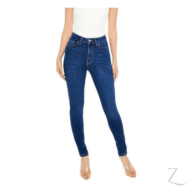 Buy-Ladies High Rise Super Stretchy Super Skinny Strong Denim Jeans | Plain | "Fele" - B Grade-Online-in South Africa-on Zalemart