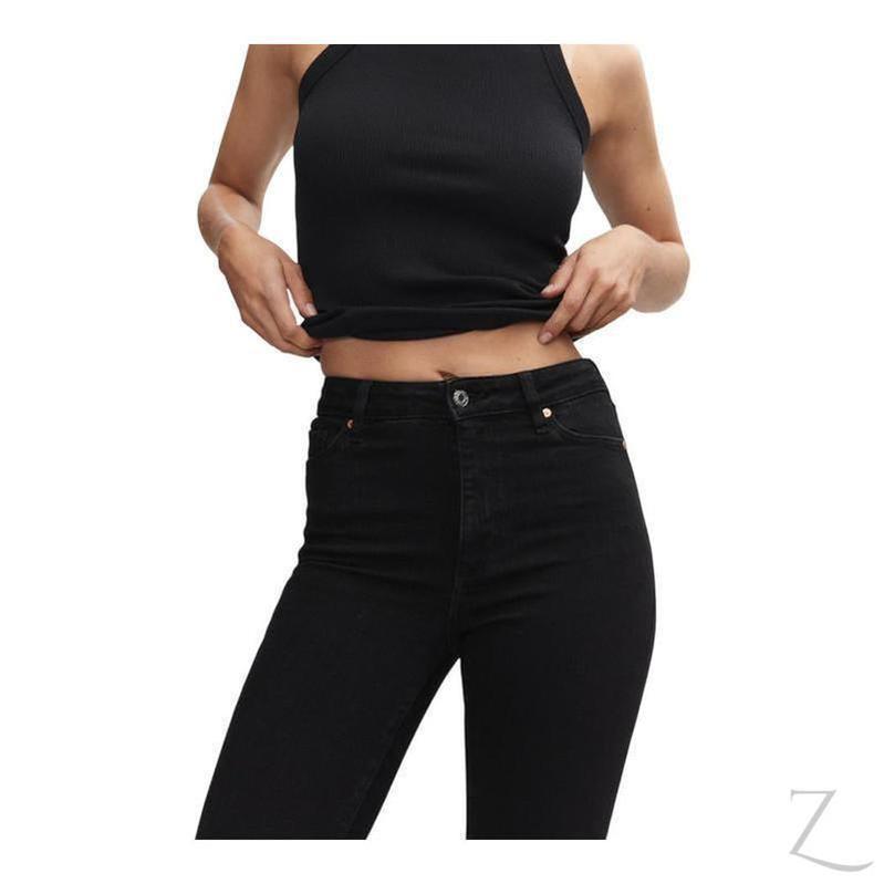 Buy-Ladies High Rise Super Stretchy Super Skinny Super Strong Denim Jeans | Plain | "Sithelo" - B Grade-Online-in South Africa-on Zalemart