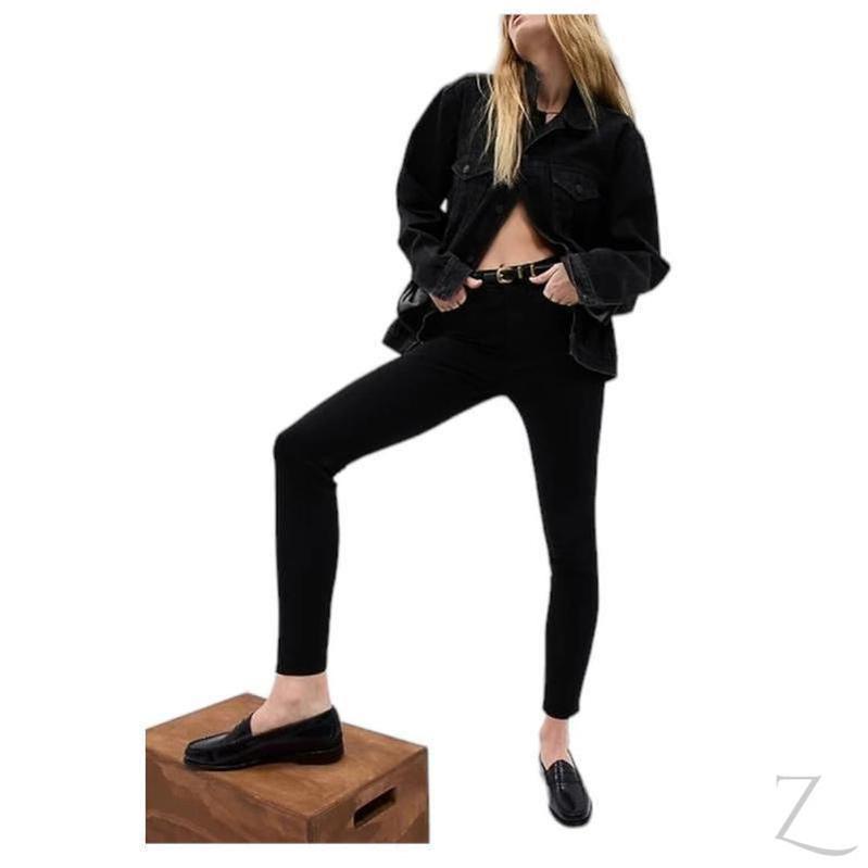 Buy-Ladies High Rise Super Strong Stretchy Skinny Denim Jeans | Plain | "Bobo" - B Grade-Online-in South Africa-on Zalemart