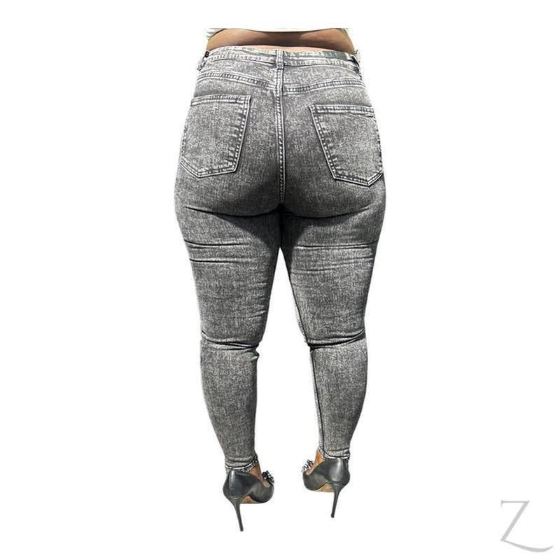 Buy-Ladies High Rise Super Strong Super Skinny Slightly Stretchy Denim Jeans | Plain | "Rio" - B Grade-Online-in South Africa-on Zalemart