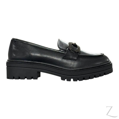 Buy-Ladies Italian Loafer | Slip On | "Donna" - B Grade-Black-3-Online-in South Africa-on Zalemart