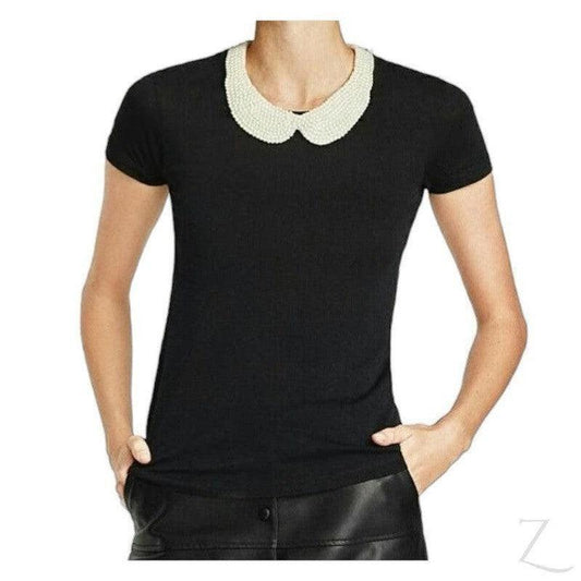 Buy-Ladies Lightweight T-Shirt | Pearly Neck | "Zia" - B Grade-Black-S-Online-in South Africa-on Zalemart