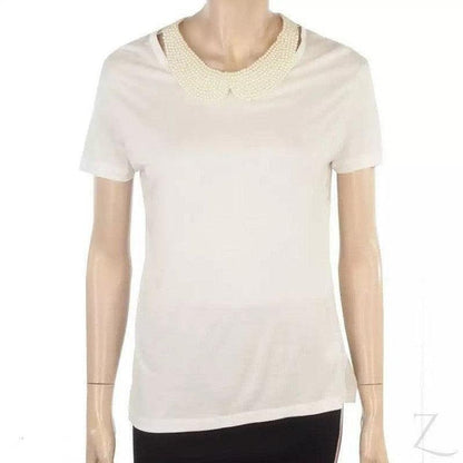 Buy-Ladies Lightweight T-Shirt | Pearly Neck | "Zia" - B Grade-White-S-Online-in South Africa-on Zalemart