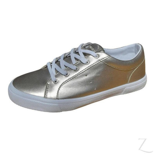 Buy-Ladies Metallic Sneakers | Lace Up | "Dube" - B Grade-Gold-3-Online-in South Africa-on Zalemart