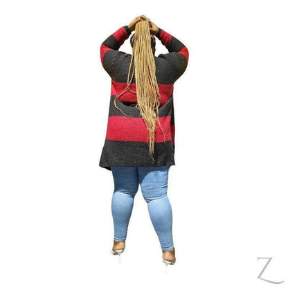 Buy-Ladies Open Front Woolly Cardigan | Long | "Zia"-Online-in South Africa-on Zalemart