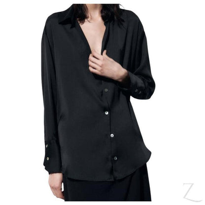 Buy-Ladies Silky Satin Shirt | Plain | "Zia" - B Grade-Online-in South Africa-on Zalemart