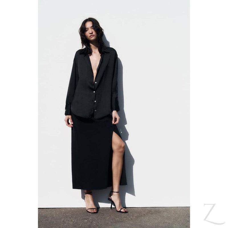Buy-Ladies Silky Satin Shirt | Plain | "Zia" - B Grade-Online-in South Africa-on Zalemart