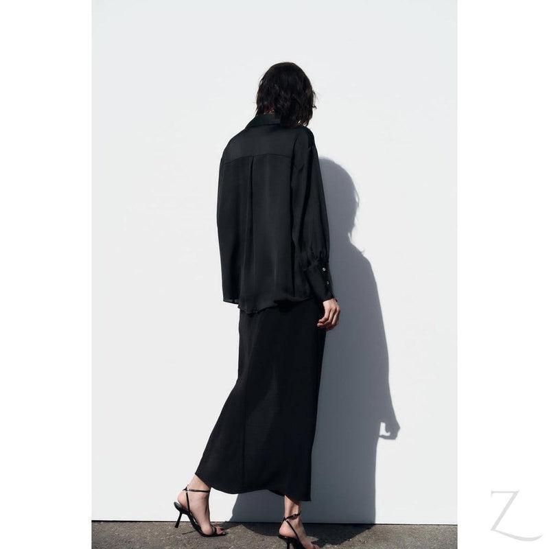Buy-Ladies Silky Satin Shirt | Plain | "Zia" - B Grade-Online-in South Africa-on Zalemart