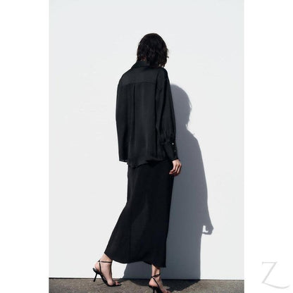 Buy-Ladies Silky Satin Shirt | Plain | "Zia" - B Grade-Online-in South Africa-on Zalemart