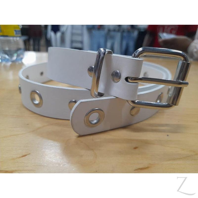 Buy-Ladies Single Grommet Faux Leather Belt | "Fele" - B Grade-Online-in South Africa-on Zalemart