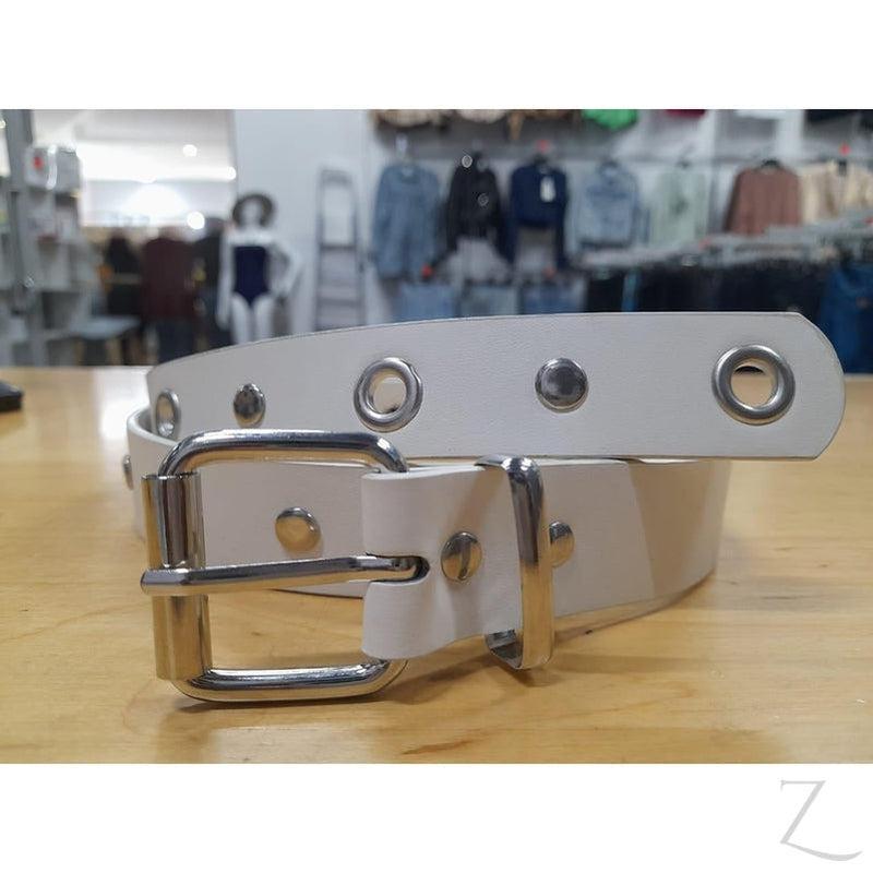 Buy-Ladies Single Grommet Faux Leather Belt | "Fele" - B Grade-Online-in South Africa-on Zalemart