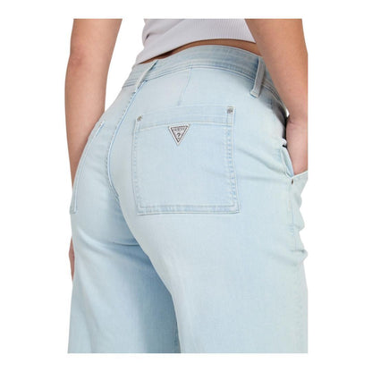 Buy-Ladies Stretchy Strong Wide Leg Denim Jeans | Cropped | "Gela" - A Grade-Online-in South Africa-on Zalemart