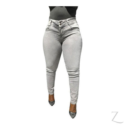 Buy-Ladies Strong Stretchy Slim Fit Denim Jeans | Plain | "Taka" - B Grade-Online-in South Africa-on Zalemart