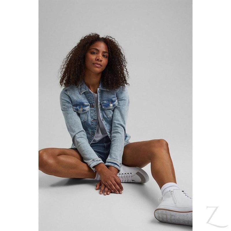 Buy-Ladies Super Stretchy Strong Denim Jacket | Ripped | "Lilly" - B Grade-Online-in South Africa-on Zalemart