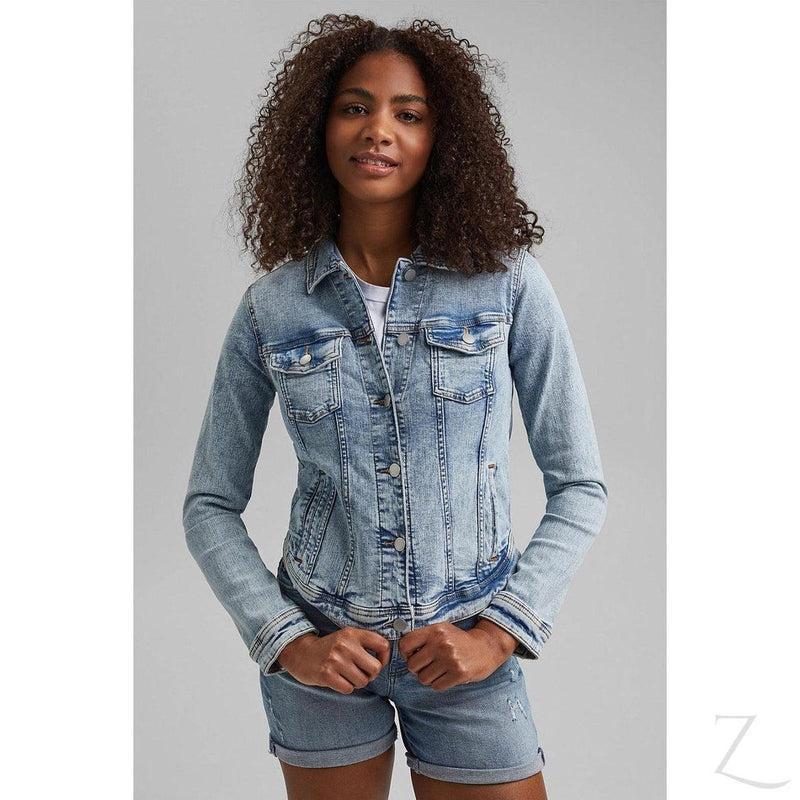 Buy-Ladies Super Stretchy Strong Denim Jacket | Ripped | "Lilly" - B Grade-Online-in South Africa-on Zalemart