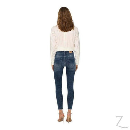 Buy-Ladies Super Stretchy Super Skinny Denim Jeans | Raw Hem | "Phela" - B Grade-Online-in South Africa-on Zalemart