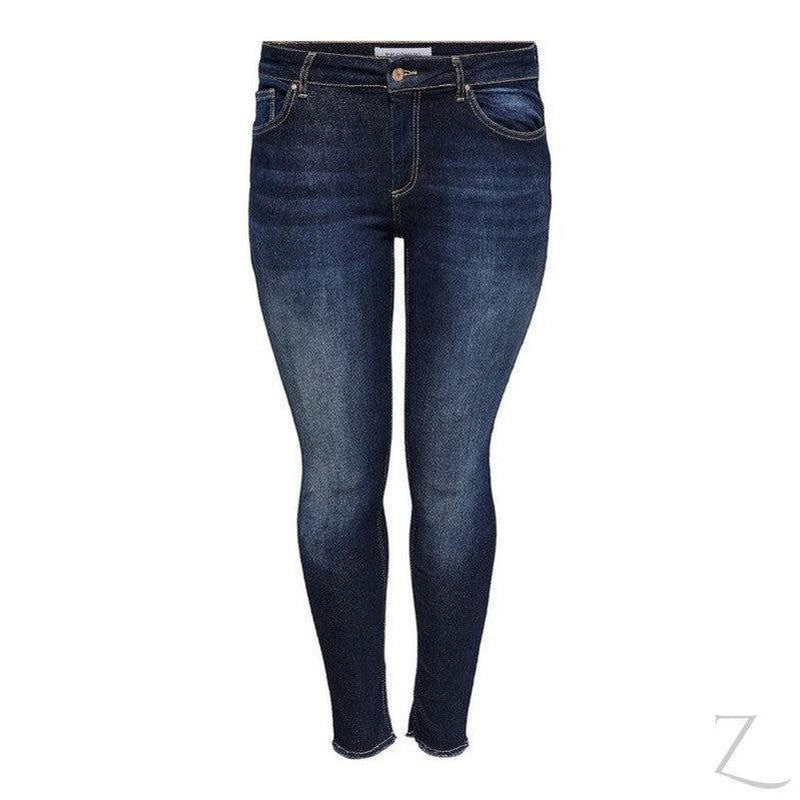 Buy-Ladies Super Stretchy Super Skinny Raw Hem Denim Jeans | Plus Sizes | "Phela"-Online-in South Africa-on Zalemart