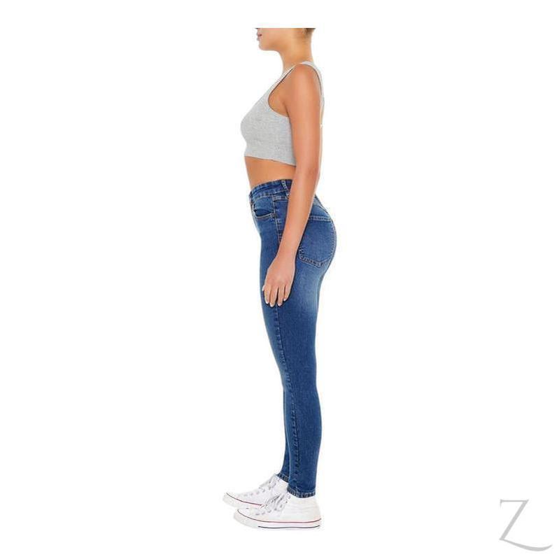 Buy-Ladies Super Stretchy Super Skinny Strong Denim Jeans | Plain | "Fele" - B Grade-Online-in South Africa-on Zalemart