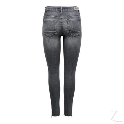 Buy-Ladies Super Stretchy Super Skinny Strong Denim Jeans | Zip Detail | "Phela" - A Grade-Online-in South Africa-on Zalemart