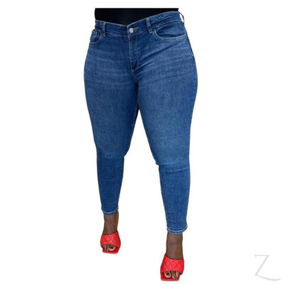 Buy-Ladies Super Stretchy Super Strong Skinny Push Up Denim Jeans | Plain | "Sithelo" - A Grade-Online-in South Africa-on Zalemart