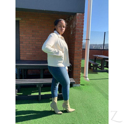 Buy-Ladies Super Strong Denim Jacket With Patch Pockets | "MS" - B Grade-Online-in South Africa-on Zalemart