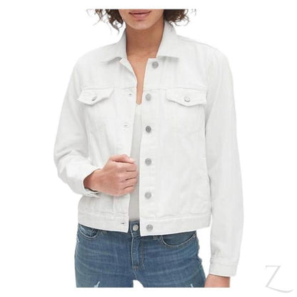 Buy-Ladies Super Strong Icon Denim Jacket | Plain | "Bobo" - B Grade-White-XXS-Regular-Online-in South Africa-on Zalemart