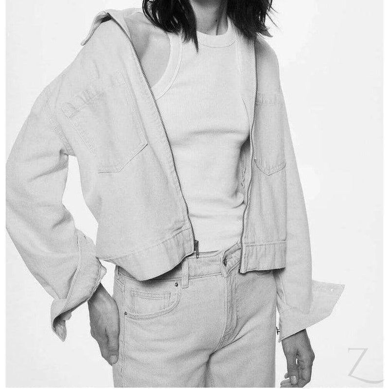 Buy-Ladies Super Strong Patch Pocket Denim Jacket | Plain | "Sithelo" - B Grade-Online-in South Africa-on Zalemart