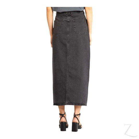 Buy-Ladies Super Strong Plain Pencil Denim Skirt | Midi | "Mina" - B Grade-Online-in South Africa-on Zalemart