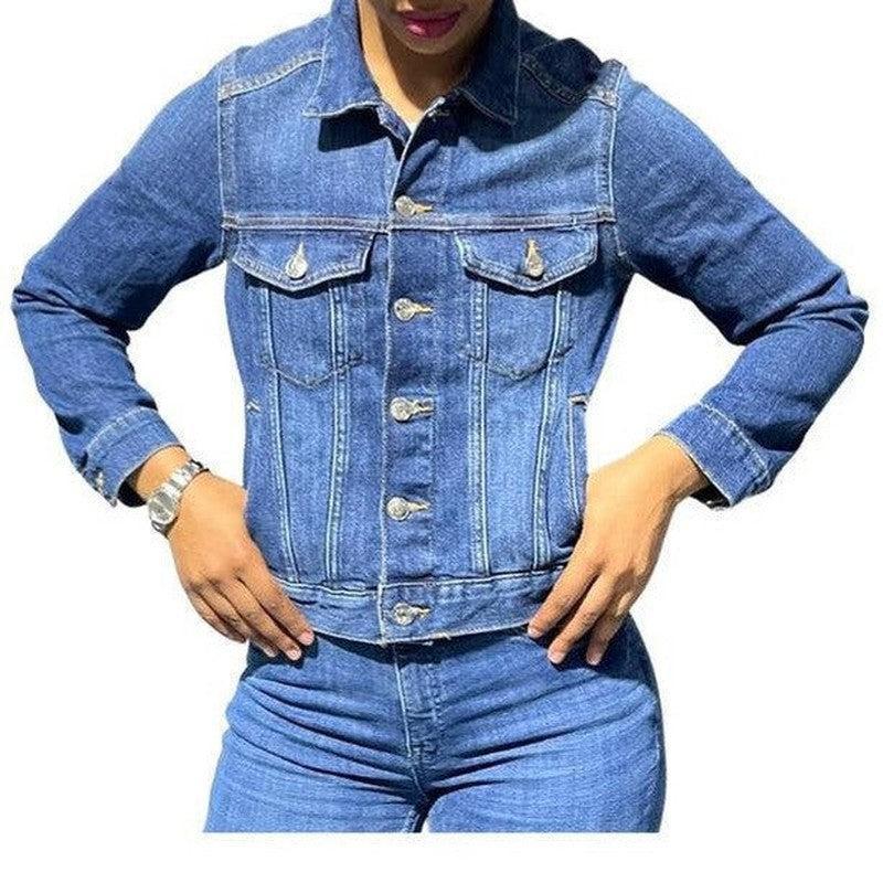 Buy-Ladies Super Strong Short Denim Jacket | Plain | "Futhi" - B Grade-Online-in South Africa-on Zalemart