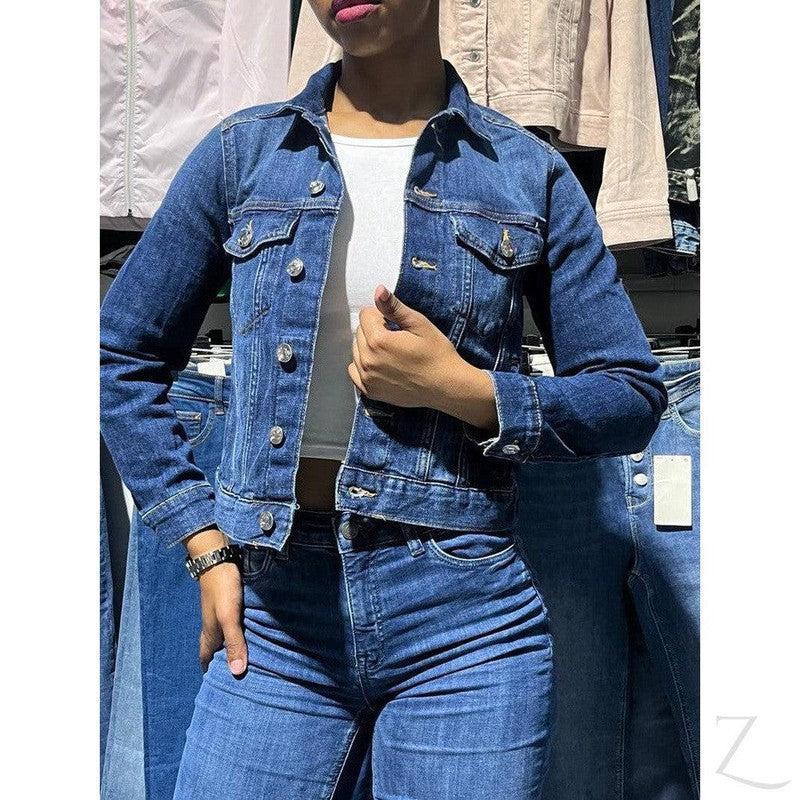 Buy-Ladies Super Strong Short Denim Jacket | Plain | "Futhi" - B Grade-Online-in South Africa-on Zalemart