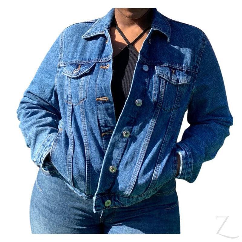 Buy-Ladies Super Strong Short Denim Jacket | Plain | "Wow" - B Grade-Online-in South Africa-on Zalemart