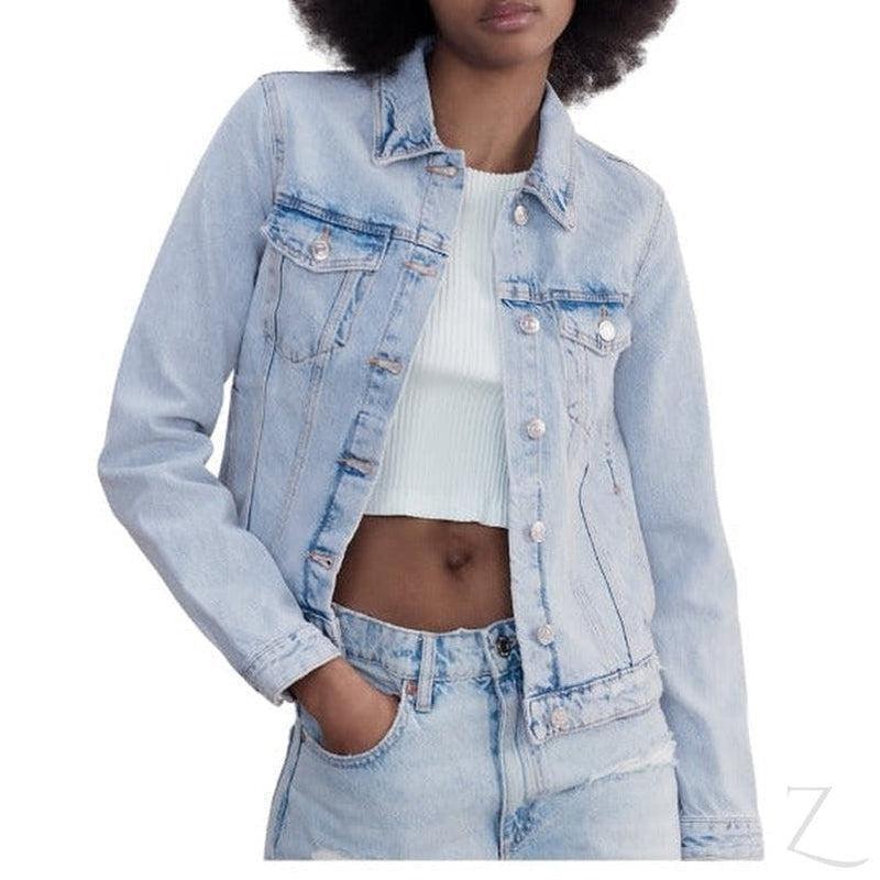 Buy-Ladies Super Strong Short Denim Jacket | Plain | "Zia" - B Grade-Online-in South Africa-on Zalemart