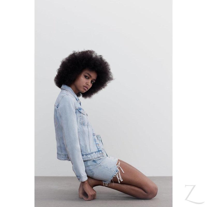 Buy-Ladies Super Strong Short Denim Jacket | Plain | "Zia" - B Grade-Online-in South Africa-on Zalemart