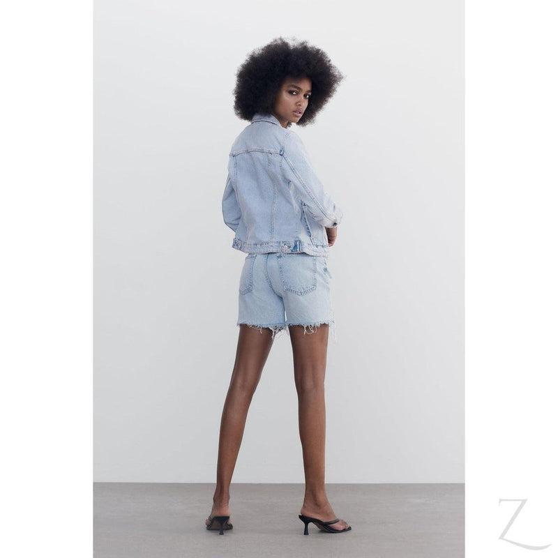 Buy-Ladies Super Strong Short Denim Jacket | Plain | "Zia" - B Grade-Online-in South Africa-on Zalemart