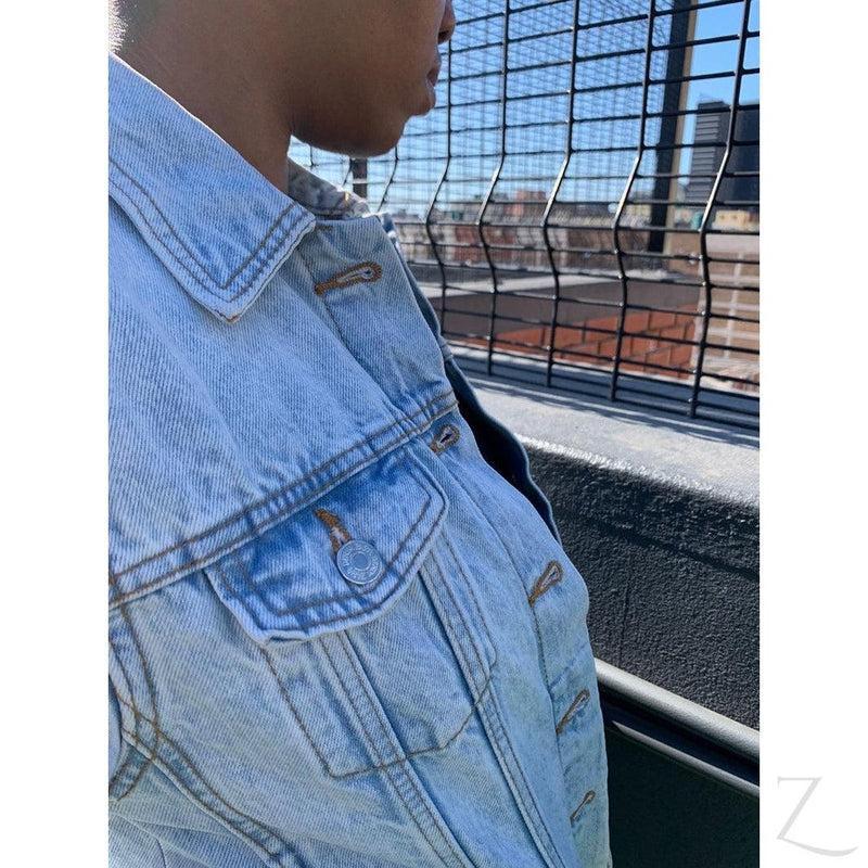 Buy-Ladies Super Strong Short Denim Jacket | Plain | "Zia" - B Grade-Online-in South Africa-on Zalemart