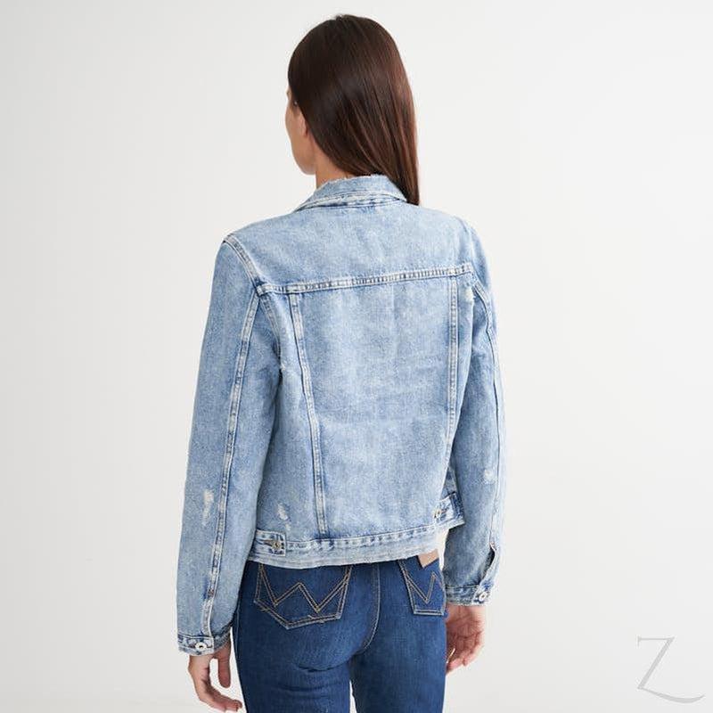 Buy-Ladies Super Strong Short Denim Jacket | Ripped | "Dabu" - B Grade-Online-in South Africa-on Zalemart