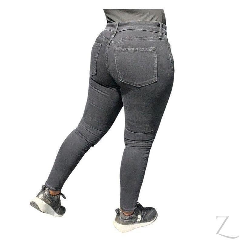 Buy-Ladies Super Strong Slightly Stretchy Skinny Denim Jeans | Plain | "Roo" - B Grade-Online-in South Africa-on Zalemart