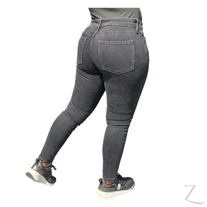 Buy-Ladies Super Strong Slightly Stretchy Skinny Denim Jeans | Plain | "Roo" - B Grade-Online-in South Africa-on Zalemart