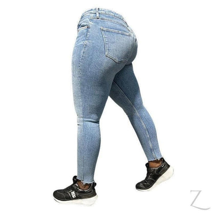 Buy-Ladies Super Strong Stretchy Skinny Denim Jeans | Cropped | "Zia" - B Grade-Online-in South Africa-on Zalemart