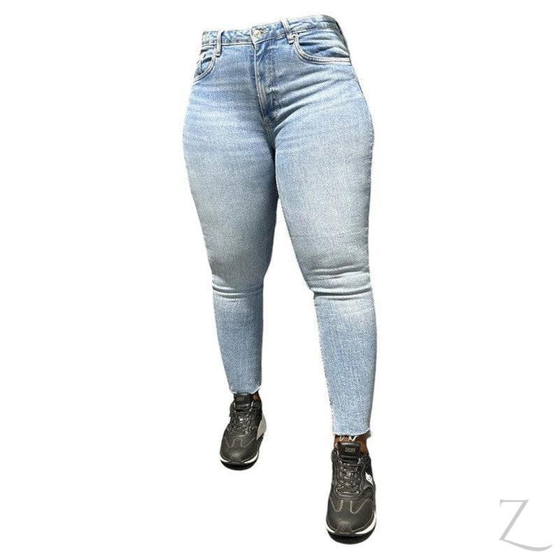 Buy-Ladies Super Strong Stretchy Skinny Denim Jeans | Cropped | "Zia" - B Grade-Online-in South Africa-on Zalemart