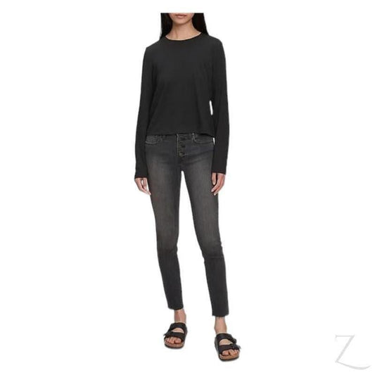Buy-Ladies Super Strong Stretchy Skinny Denim Jeans | Frayed Hem | "Bobo" - B Grade-Grey-24-Regular-Online-in South Africa-on Zalemart