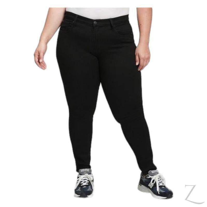 Buy-Ladies Super Strong Stretchy Skinny Denim Jeans | Plain | "Bobo" - B Grade-Black-24-Regular-Online-in South Africa-on Zalemart