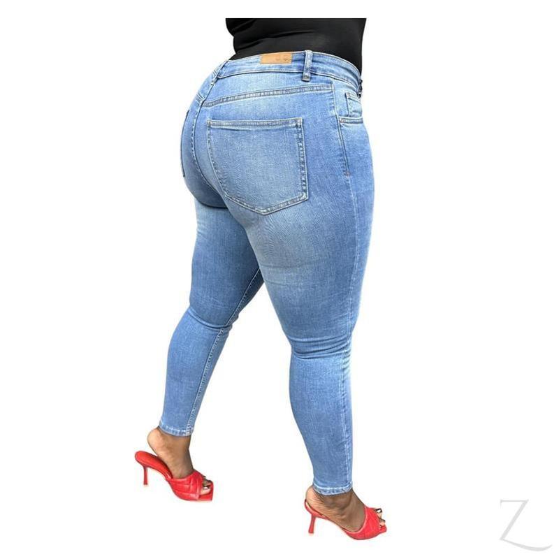 Buy-Ladies Super Strong Super Skinny Slightly Stretchy Denim Jeans | Plain | "Rio"-Online-in South Africa-on Zalemart