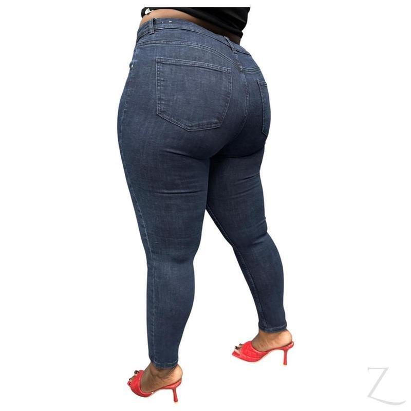 Buy-Ladies Super Strong Super Skinny Slightly Stretchy Denim Jeans | Plain | "Rio"-Online-in South Africa-on Zalemart
