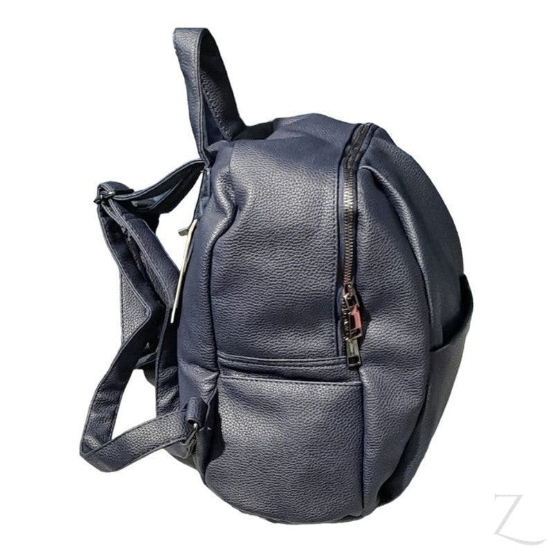 Buy-Ladies Urban Backpack | Front Pocket | "Dube"-Navy-Online-in South Africa-on Zalemart