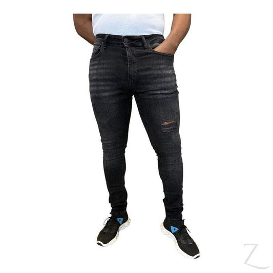 Buy-Men's Super Skinny Strong Stretchy Denim Jeans | Ripped | "Wow" - A Grade-Online-in South Africa-on Zalemart